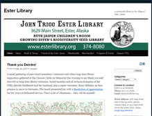 Tablet Screenshot of esterlibrary.org